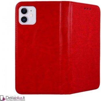 Telone grynos odos dėklas - raudonas (Apple Iphone 12/12 Pro)